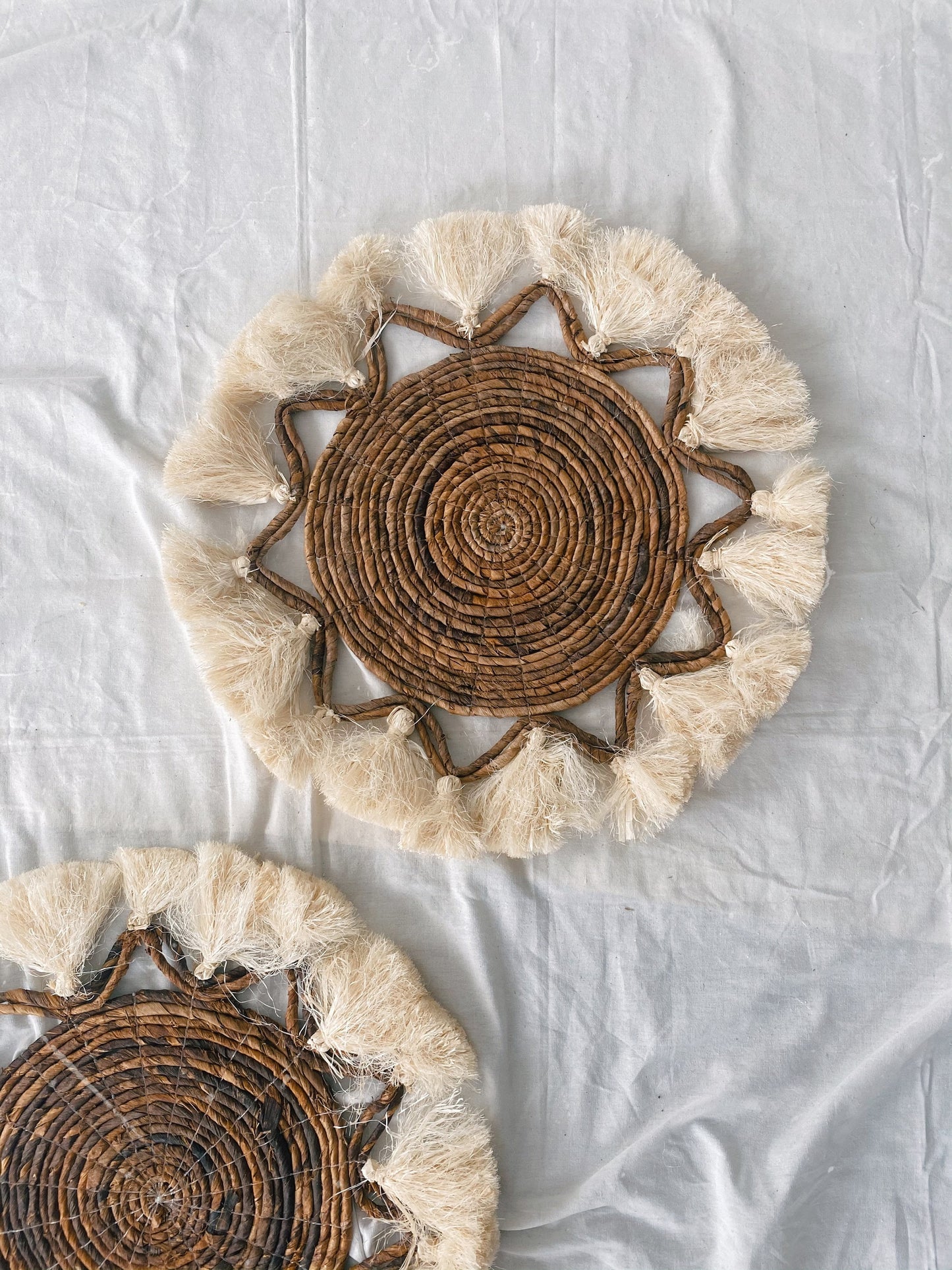 Boho Fringe Pom Hanging Wall Decoration