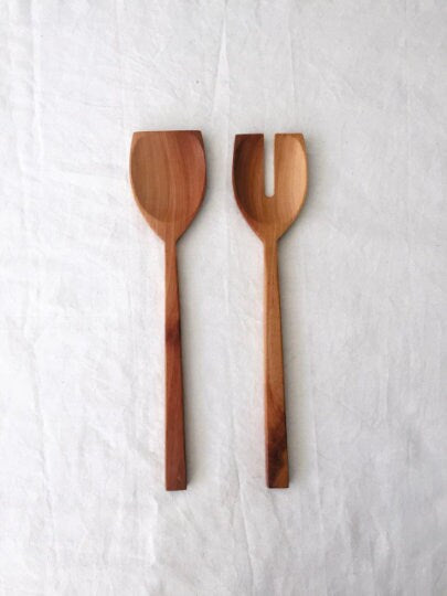 Wooden Salad Servers