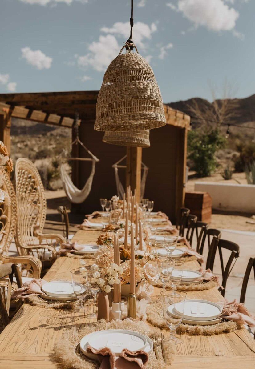 Set of 4,6,8,10,12 Natural Raffia Fringe Placemats
