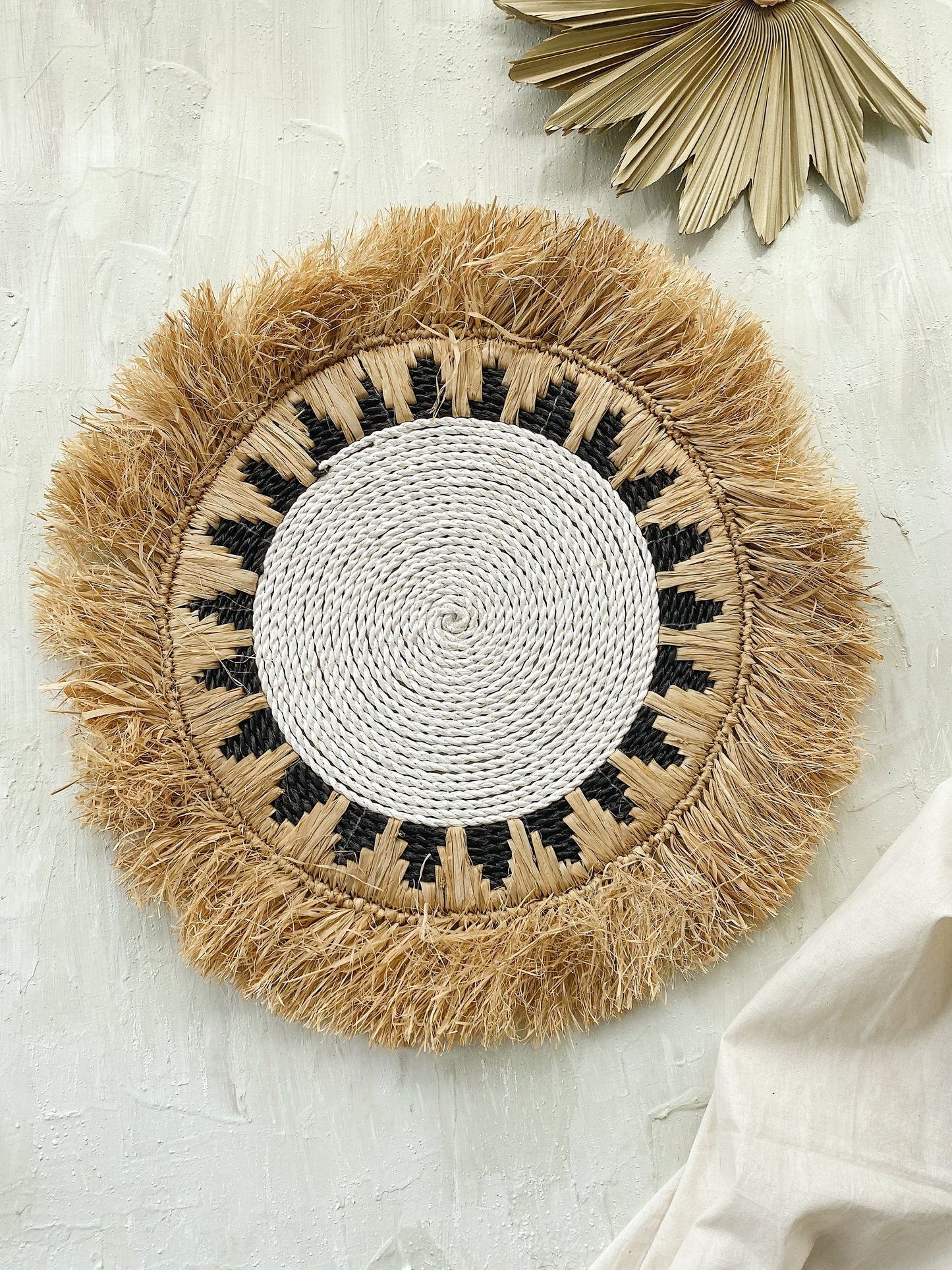 Kala Natural Fringe Decor