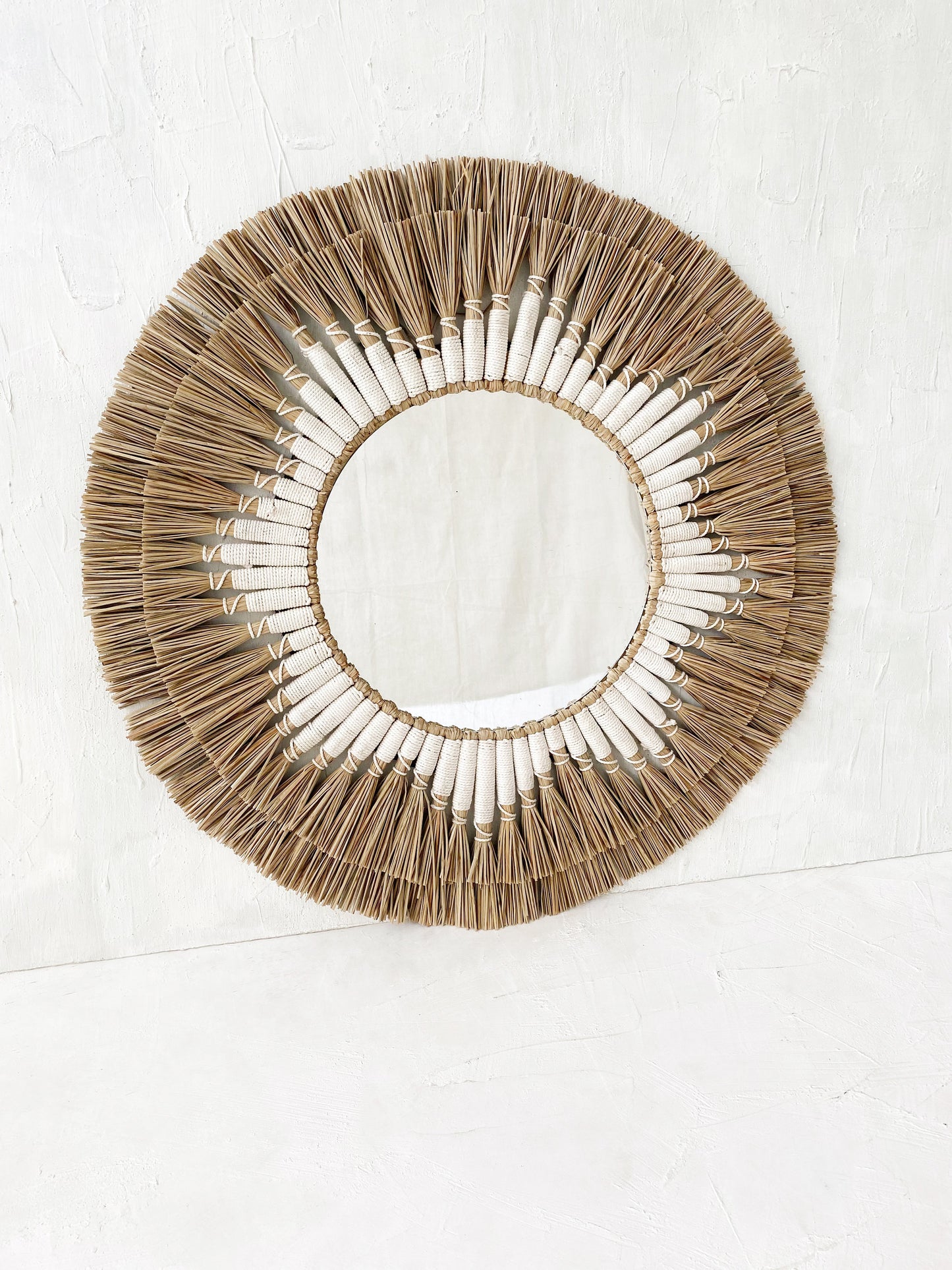 Mendong Macrame Mirror