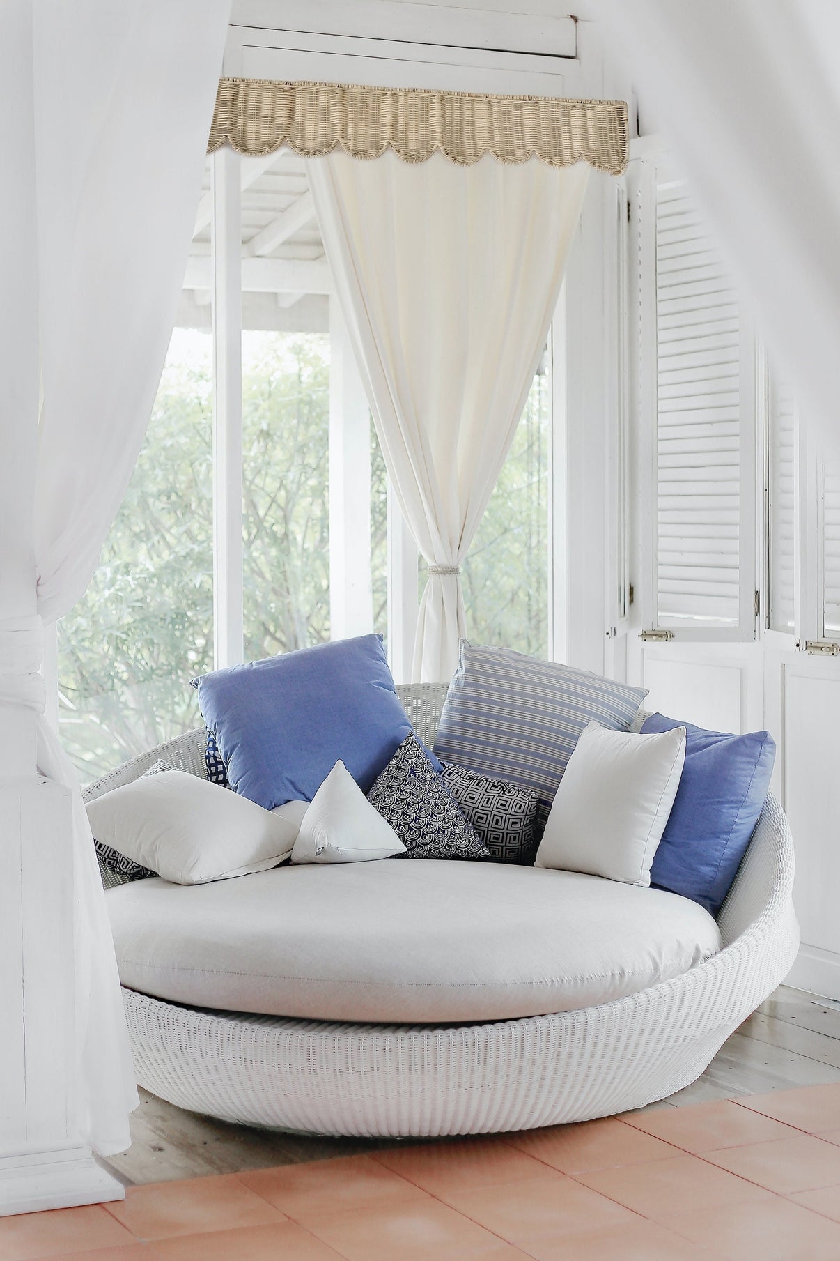 Rattan Window Pelmet – madebyind