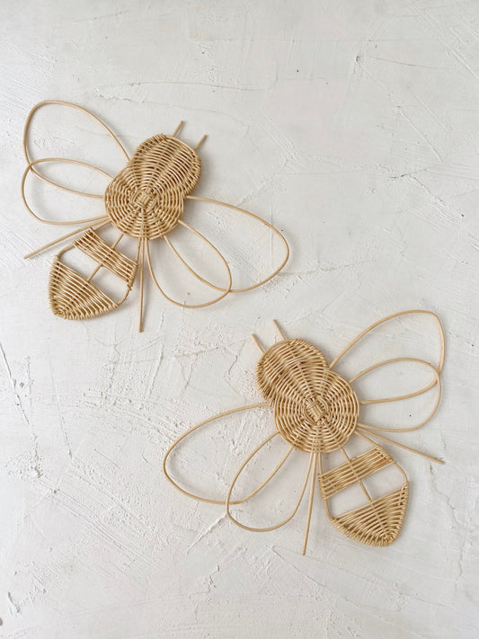 Set of 2 Bee Rattan