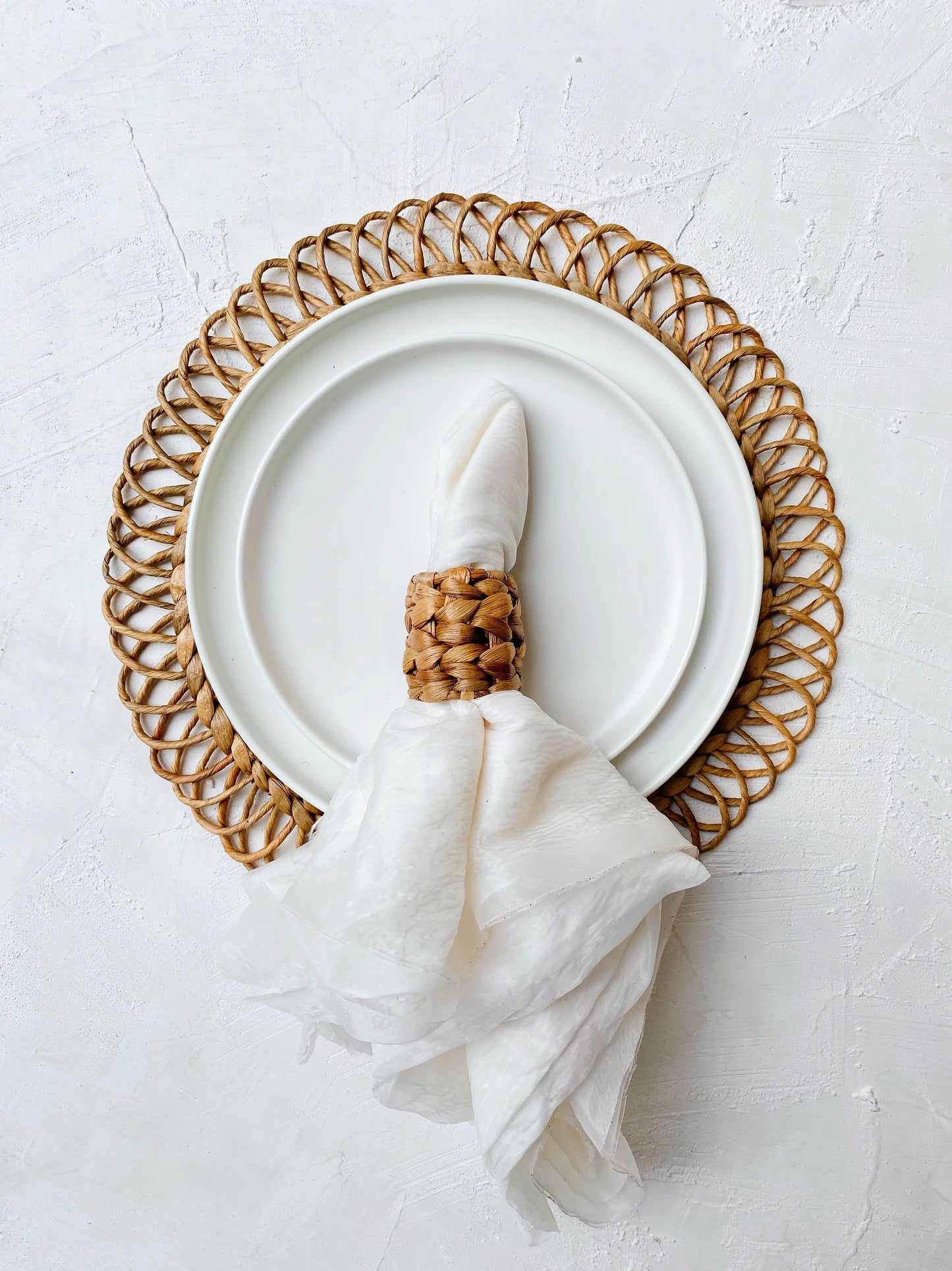 Set of Water Hyacinth Napkin Ring