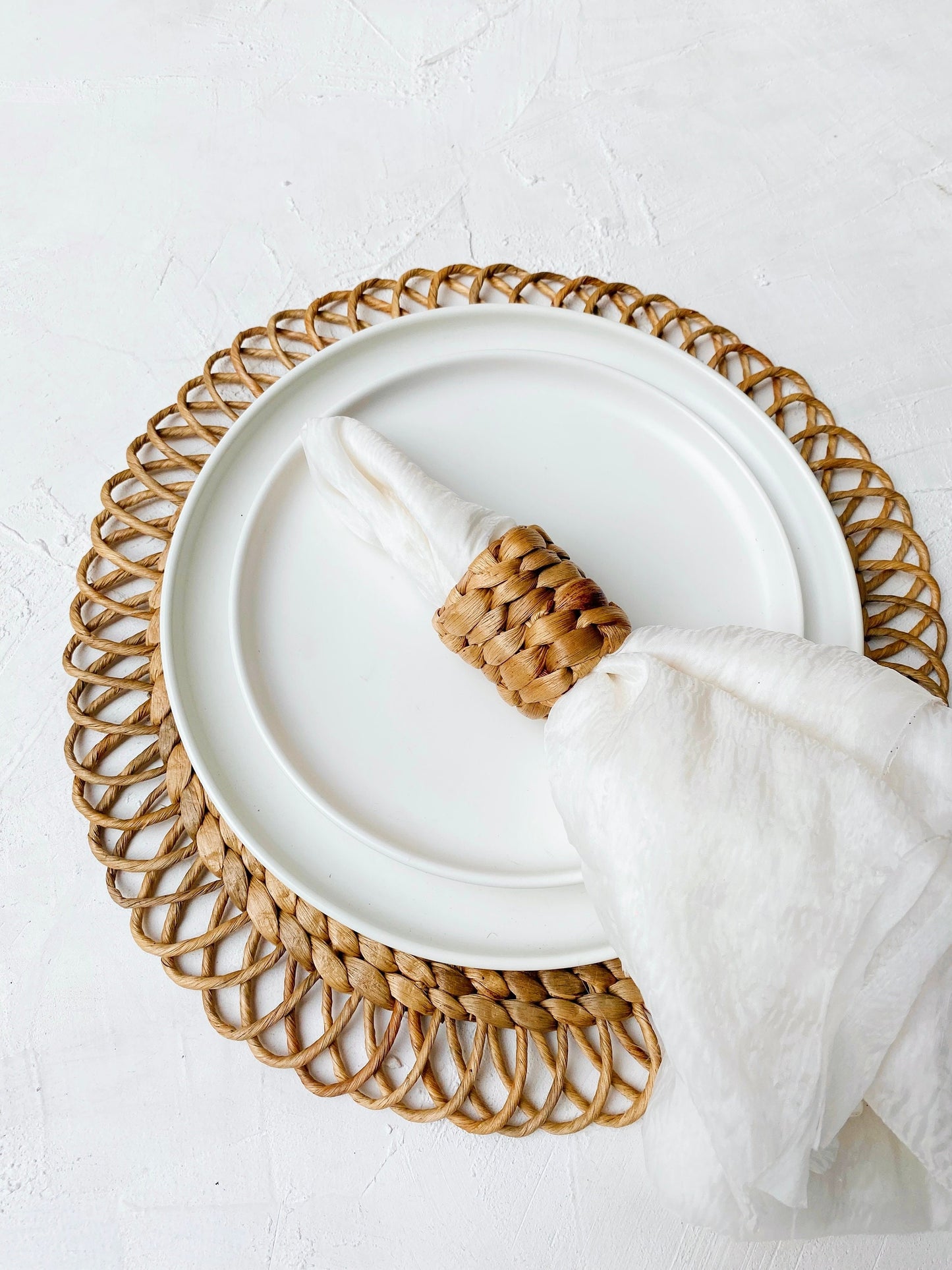 Set of Water Hyacinth Napkin Ring